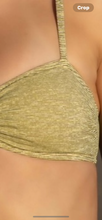 Brazilian bikini bottom in Green blend .