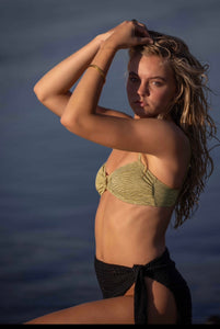 Crochet black mini Sarong “Hand-made”