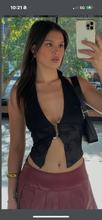 Halter Neck Black lace rock top