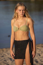 Crochet black mini Sarong “Hand-made”