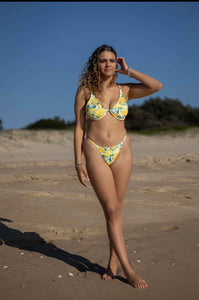 Bikini top , underwire , V neck