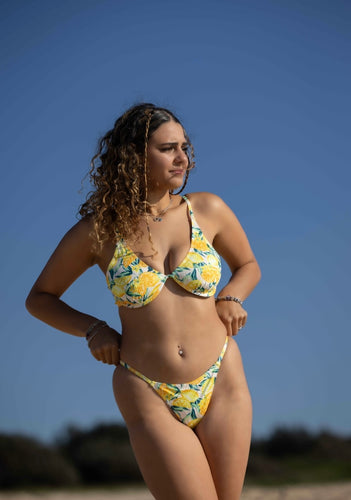 Bikini top , underwire , V neck