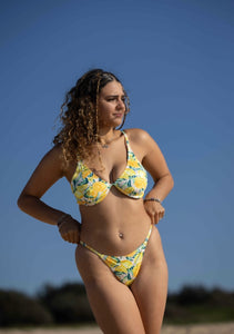 Bikini top , underwire , V neck