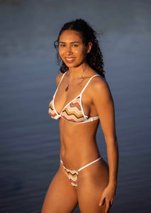 Brazilian bikini bottom in multi mesh
