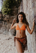Hand-made Crochet sarong with shells