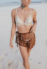 Hand-made Crochet sarong with shells